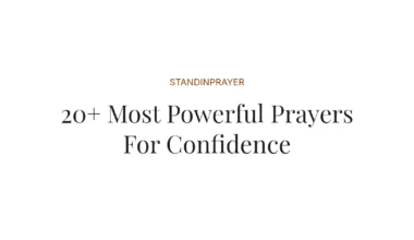 20+ Most Powerful Prayers For Confidence