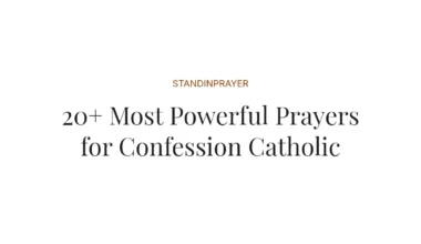 20+ Most Powerful Prayers for Confession Catholic
