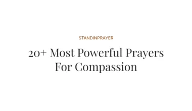 20+ Most Powerful Prayers For Compassion