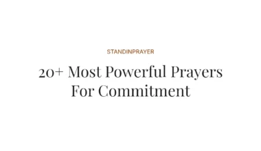 20+ Most Powerful Prayers For Commitment
