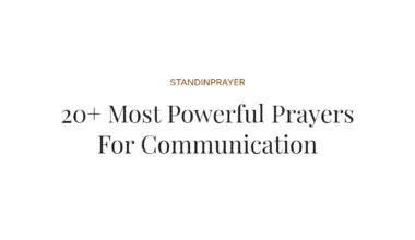 20+ Most Powerful Prayers For Communication