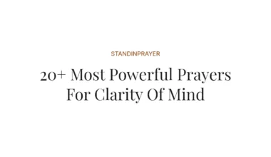 20+ Most Powerful Prayers For Clarity Of Mind