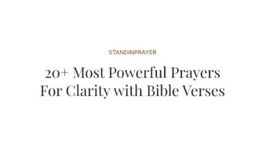 20+ Most Powerful Prayers For Clarity with Bible Verses