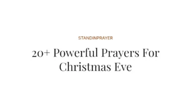 20+ Powerful Prayers For Christmas Eve