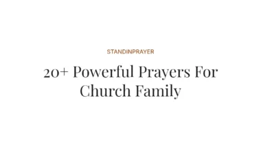20+ Powerful Prayers For Church Family