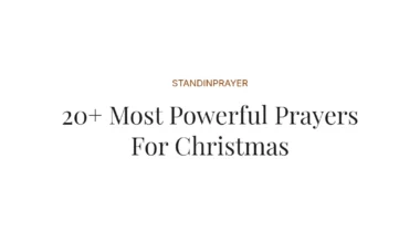 20+ Most Powerful Prayers For Christmas