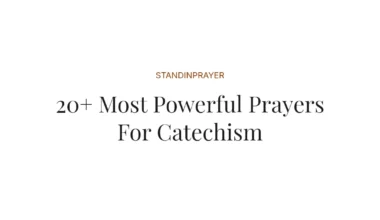 20+ Most Powerful Prayers For Catechism