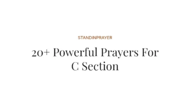 20+ Powerful Prayers For C Section