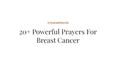 20+ Powerful Prayers For Breast Cancer