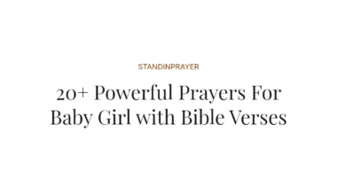 20+ Powerful Prayers For Baby Girl with Bible Verses