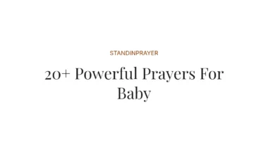 20+ Powerful Prayers For Baby