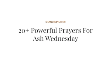 20+ Powerful Prayers For Ash Wednesday