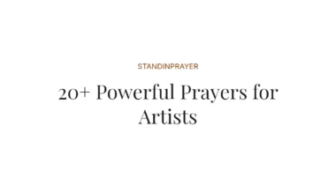 20+ Powerful Prayers for Artists
