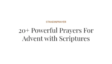 20+ Powerful Prayers For Advent with Scriptures