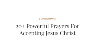 20+ Powerful Prayers For Accepting Jesus Christ