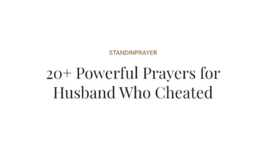 20+ Powerful Prayers for Husband Who Cheated